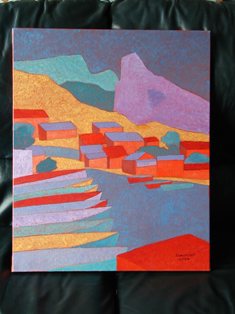 peinture de Josette Bude Laurent
